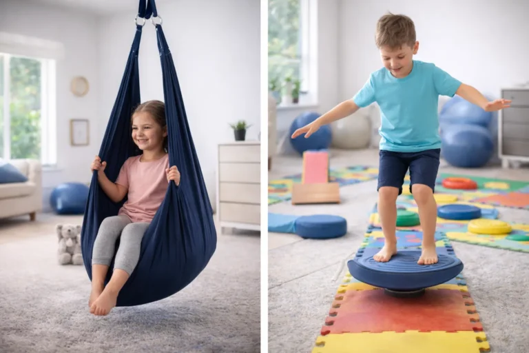 Vestibular Therapy at Home: Safe Swings, Balance Activities & Equipment Buying Guide