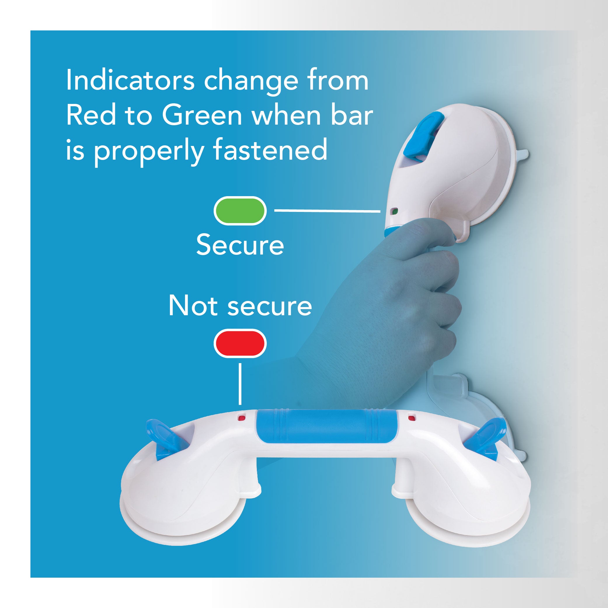 Carex Ultra Grip Grab Bar - Image 2