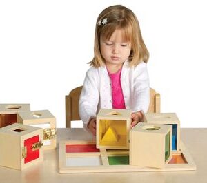 Guidecraft Peekaboo Lock Boxes Set of 6